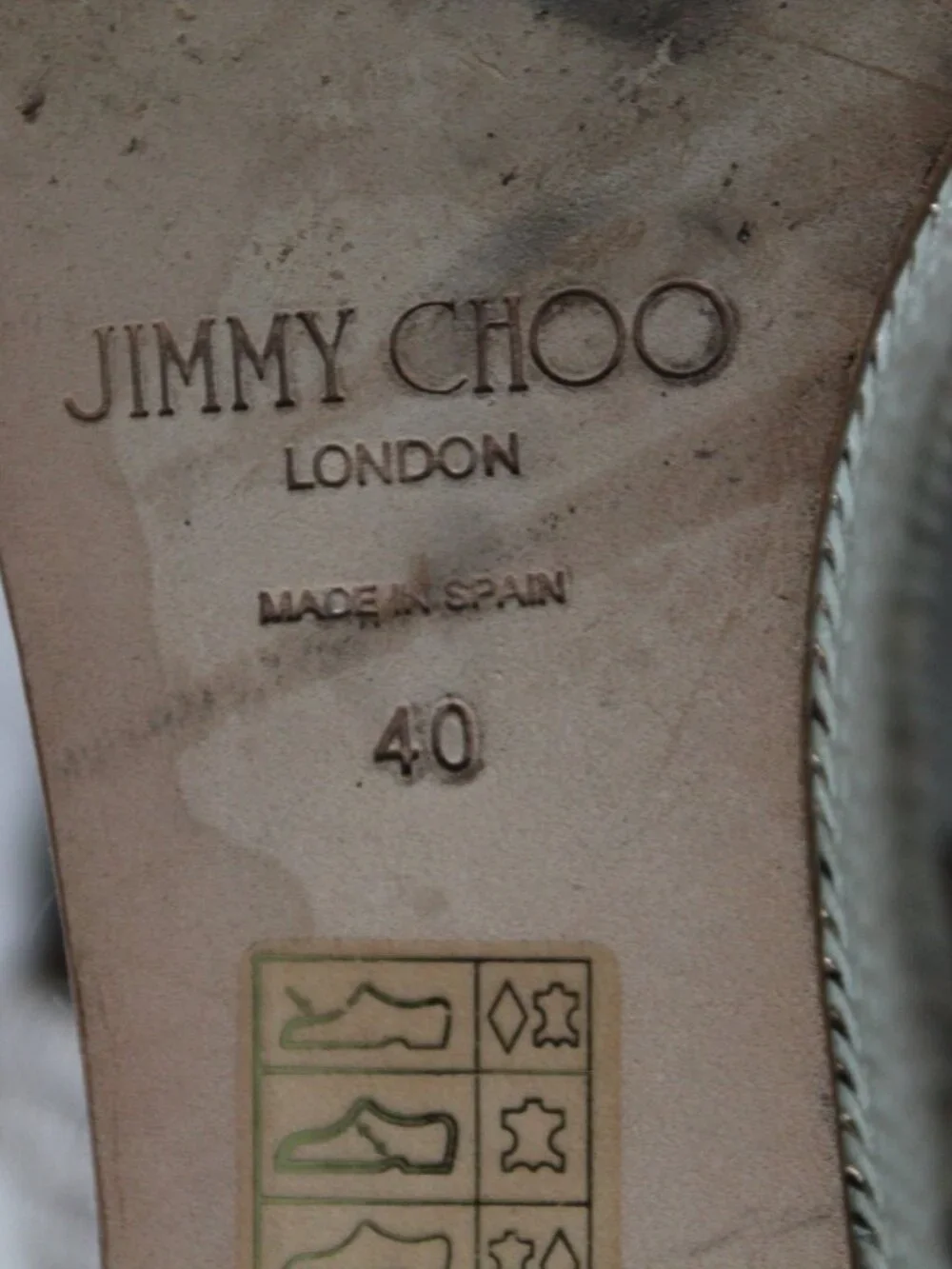 Jimmy Choo Raffia Espadrille Wedge Brown Leather Dellena 100 Sandals 40